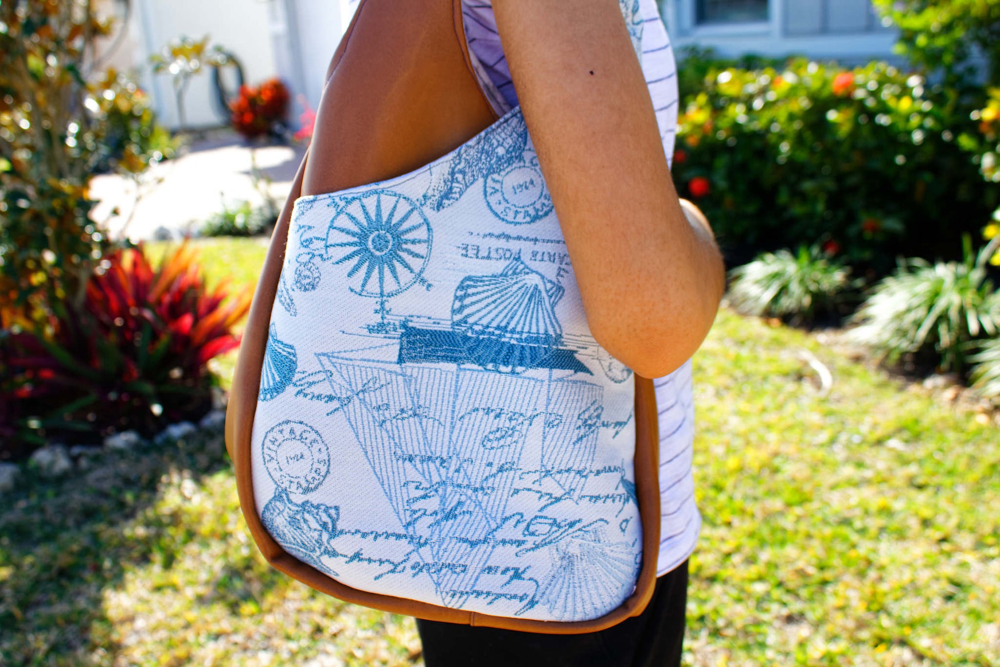 Coastal Toile Blue 