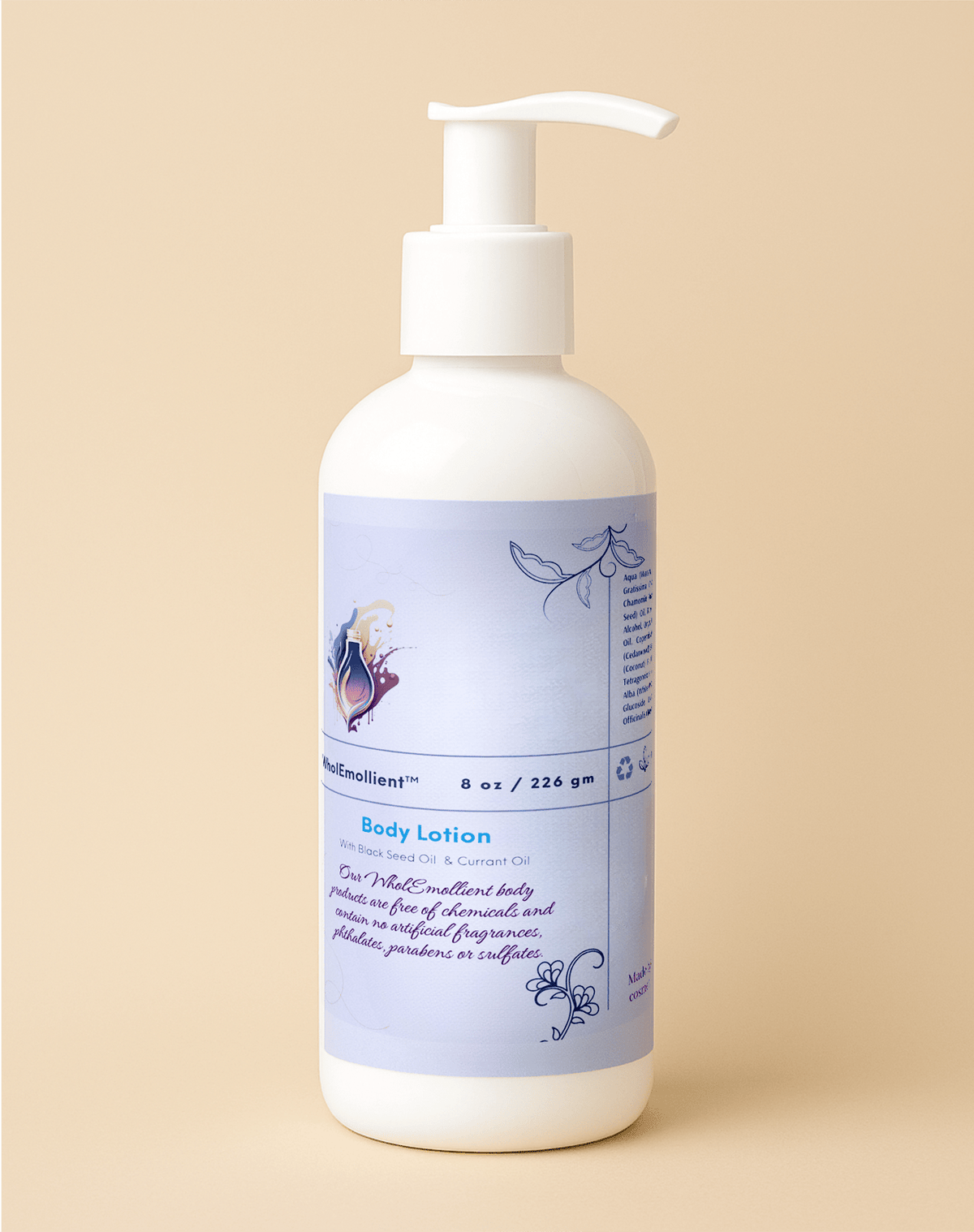 WholEmollient Body Lotion with Black Seed Oil 