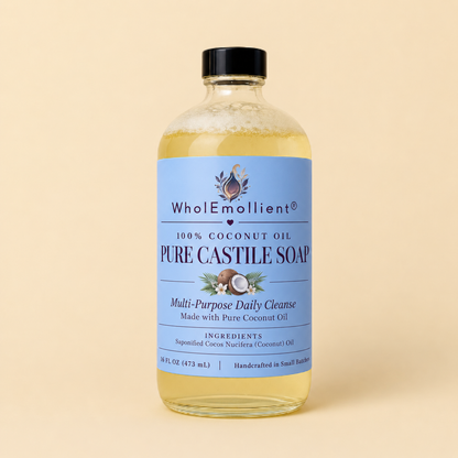 Pure Coconut Oil Castile Soap – All-Natural, Non-Toxic Cleaning Solution 