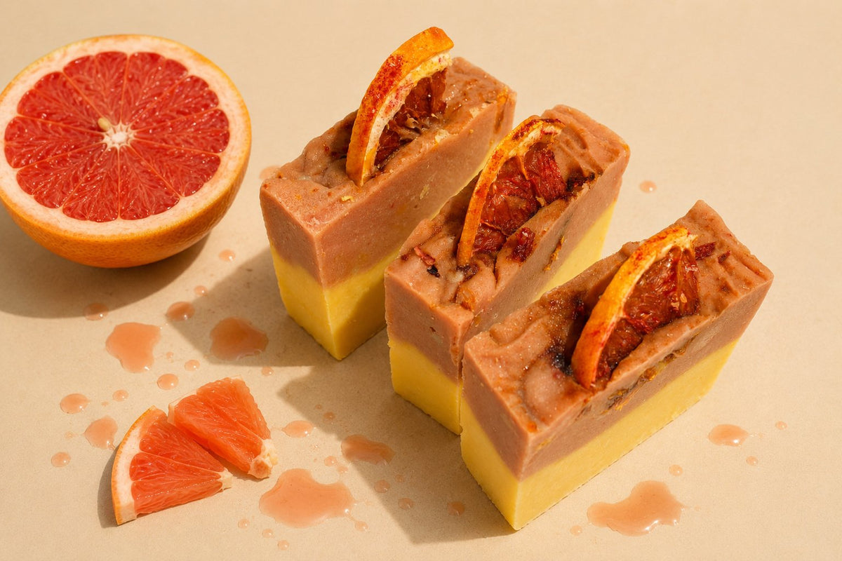 Limited Edition Orange & Charcoal Artisan Soap 